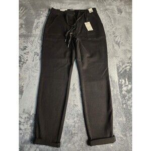 Judy Blue Jogger Jeans Women Size 11/30 Black Drawstring JB88700BK NWT